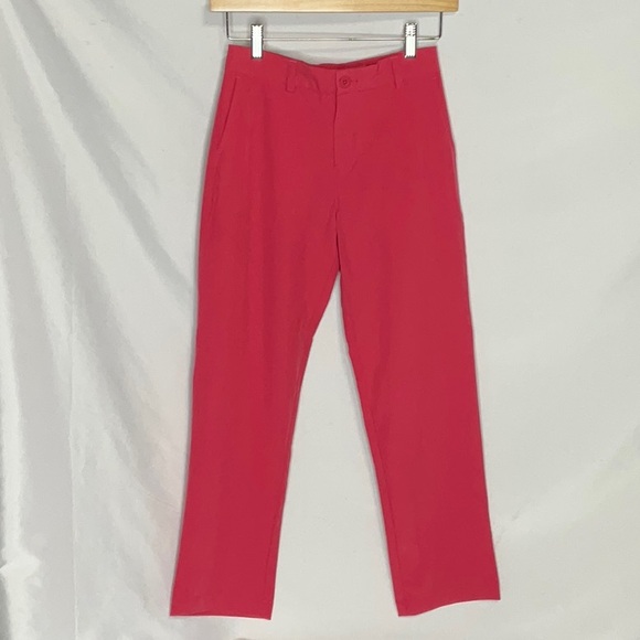Vineyard Vines Performance Breaker Pinkish Red Golf Pants Boys Size 10 EUC - Picture 1 of 8
